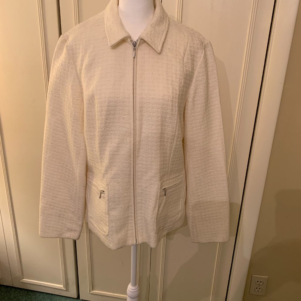Jacket, Coldwater Creek, zip front, size 10